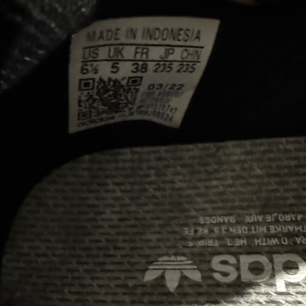 Adidas Women's Black Knit Sneakers - Picture 4 of 5